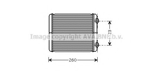 Imagine Schimbator caldura, incalzire habitaclu AVA QUALITY COOLING RT6344