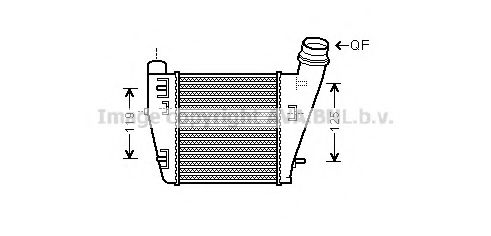 Imagine Intercooler, compresor AVA QUALITY COOLING RTA4423