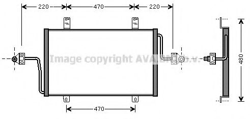 Imagine Condensator, climatizare AVA QUALITY COOLING RTA5279