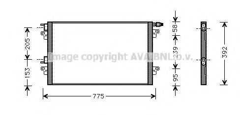 Imagine Condensator, climatizare AVA QUALITY COOLING RTA5280