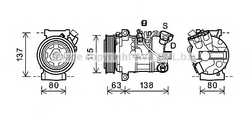 Imagine Compresor, climatizare AVA QUALITY COOLING RTAK491