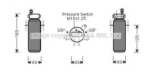 Imagine uscator,aer conditionat AVA QUALITY COOLING RTD337