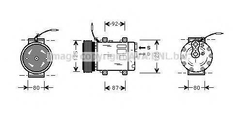 Imagine Compresor, climatizare AVA QUALITY COOLING RTK067