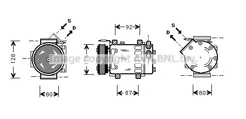 Imagine Compresor, climatizare AVA QUALITY COOLING RTK079
