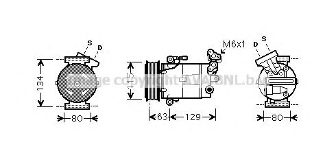 Imagine Compresor, climatizare AVA QUALITY COOLING RTK384