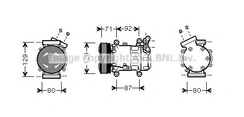 Imagine Compresor, climatizare AVA QUALITY COOLING RTK401