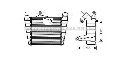 Imagine Intercooler, compresor AVA QUALITY COOLING SA4020