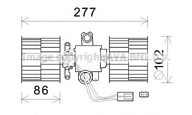 Imagine Electromotor, ventilatie interioara AVA QUALITY COOLING SA8022