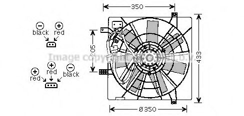 Imagine Ventilator, radiator AVA QUALITY COOLING SB7501