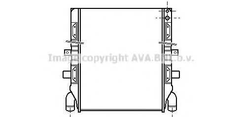 Imagine Radiator, racire motor AVA QUALITY COOLING SC2004