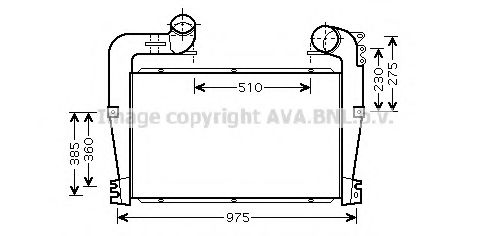 Imagine Intercooler, compresor AVA QUALITY COOLING SC4025