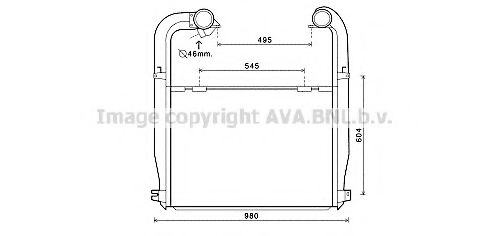 Imagine Intercooler, compresor AVA QUALITY COOLING SC4028