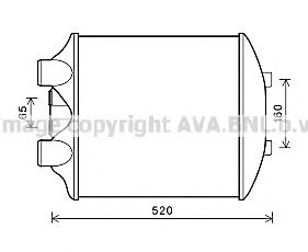 Imagine Intercooler, compresor AVA QUALITY COOLING ST4040