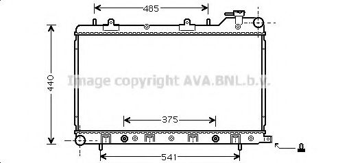 Imagine Radiator, racire motor AVA QUALITY COOLING SU2049