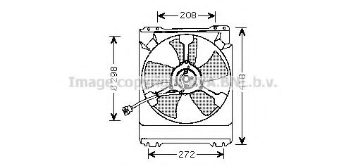 Imagine Ventilator, radiator AVA QUALITY COOLING SU7501