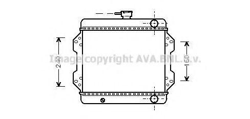 Imagine Radiator, racire motor AVA QUALITY COOLING SZ2003