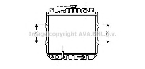 Imagine Radiator, racire motor AVA QUALITY COOLING SZ2011