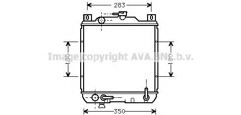 Imagine Radiator, racire motor AVA QUALITY COOLING SZ2014