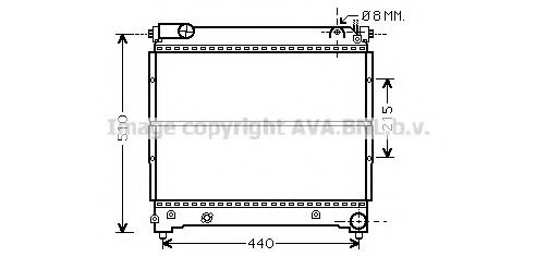 Imagine Radiator, racire motor AVA QUALITY COOLING SZ2074