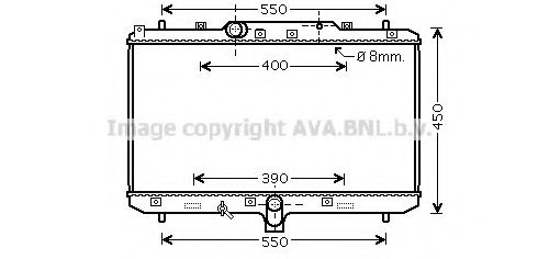 Imagine Radiator, racire motor AVA QUALITY COOLING SZ2086