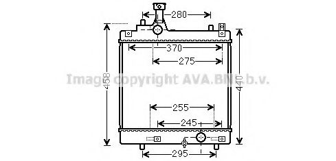 Imagine Radiator, racire motor AVA QUALITY COOLING SZ2113