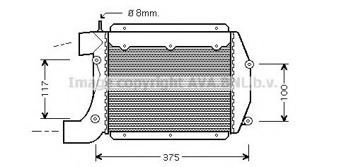 Imagine Intercooler, compresor AVA QUALITY COOLING SZ4066