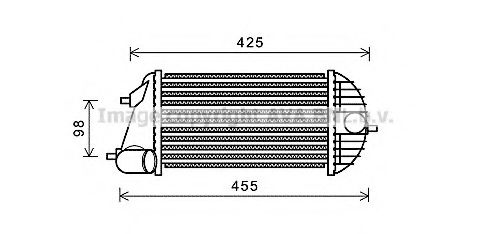 Imagine Intercooler, compresor AVA QUALITY COOLING SZ4123