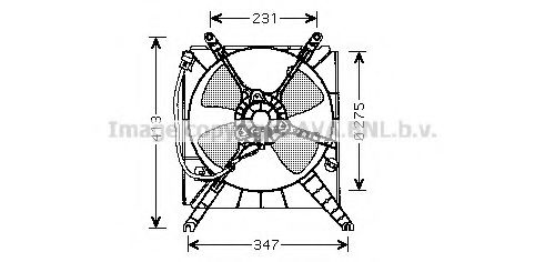 Imagine Ventilator, radiator AVA QUALITY COOLING SZ7502