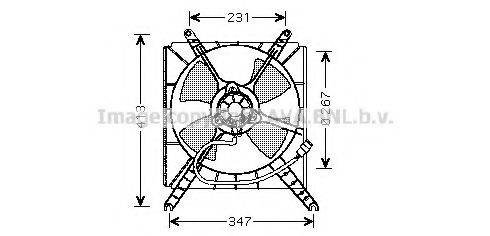 Imagine Ventilator, radiator AVA QUALITY COOLING SZ7503