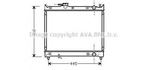 Imagine Radiator, racire motor AVA QUALITY COOLING SZA2015