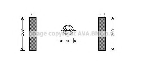 Uscator,aer conditionat AVA QUALITY COOLING SZD094