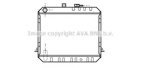 Imagine Radiator, racire motor AVA QUALITY COOLING TO2114