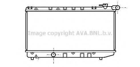 Imagine Radiator, racire motor AVA QUALITY COOLING TO2124