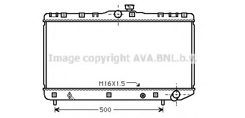 Imagine Radiator, racire motor AVA QUALITY COOLING TO2181