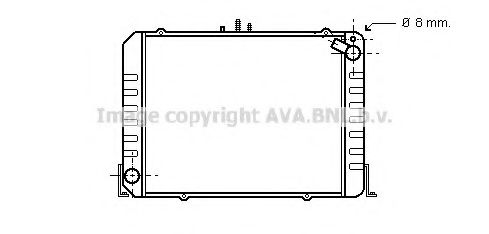 Imagine Radiator, racire motor AVA QUALITY COOLING TO2215