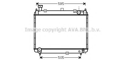 Imagine Radiator, racire motor AVA QUALITY COOLING TO2233