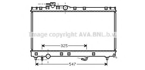 Imagine Radiator, racire motor AVA QUALITY COOLING TO2350