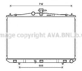 Imagine Radiator, racire motor AVA QUALITY COOLING TO2670