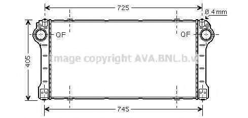 Imagine Intercooler, compresor AVA QUALITY COOLING TO4476