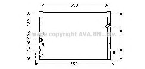 Imagine Condensator, climatizare AVA QUALITY COOLING TO5213