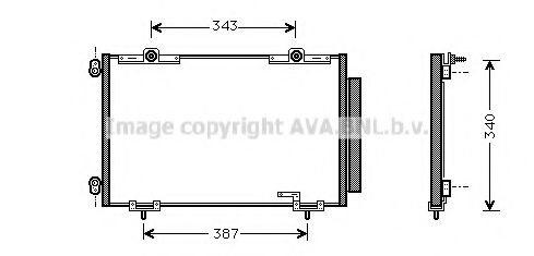 Imagine Condensator, climatizare AVA QUALITY COOLING TO5266D