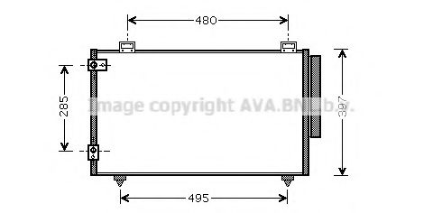 Imagine Condensator, climatizare AVA QUALITY COOLING TO5286D