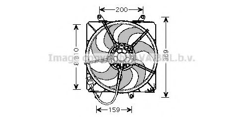 Imagine Ventilator, radiator AVA QUALITY COOLING TO7506