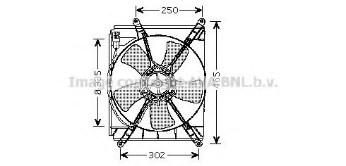 Imagine Ventilator, radiator AVA QUALITY COOLING TO7523