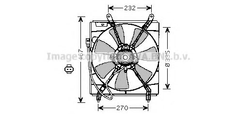 Imagine Ventilator, radiator AVA QUALITY COOLING TO7536