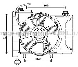 Imagine Ventilator, radiator AVA QUALITY COOLING TO7647