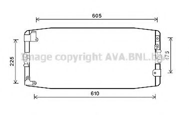 Imagine Condensator, climatizare AVA QUALITY COOLING TOA5586