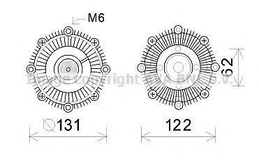 Imagine Cupla, ventilator radiator AVA QUALITY COOLING TOC587