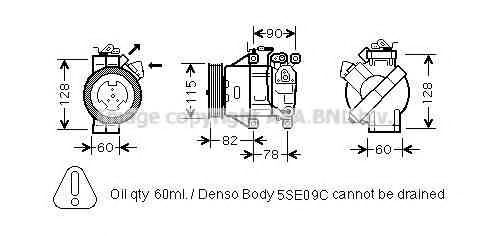 Imagine Compresor, climatizare AVA QUALITY COOLING TOK479