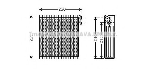 Imagine evaporator,aer conditionat AVA QUALITY COOLING TOV389